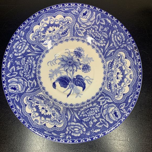 Spode Blue Room Collection Candle filled Cup and Saucer Georgian Series FLORAL - Picture 3 of 11